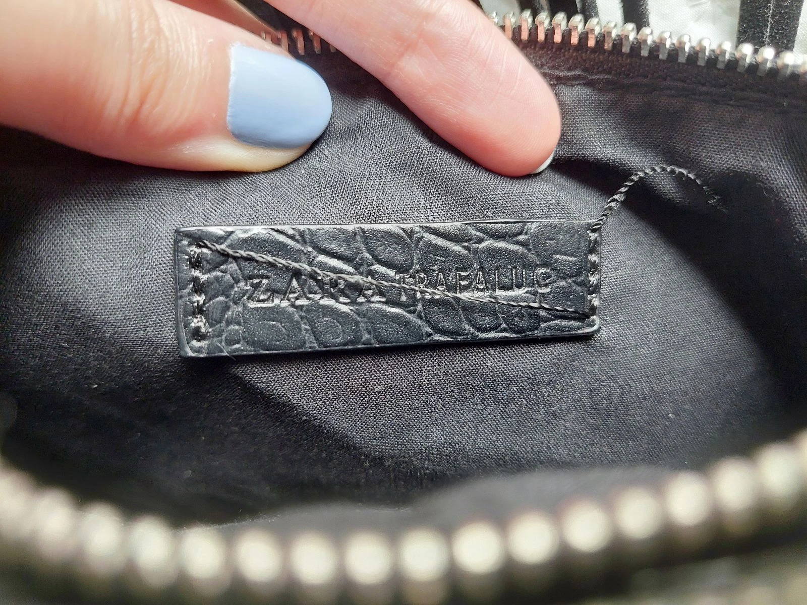 Zara Bolsa com Franja Preta – photo 6